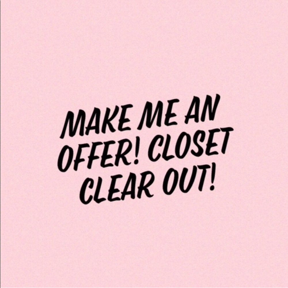 Closet clear out!